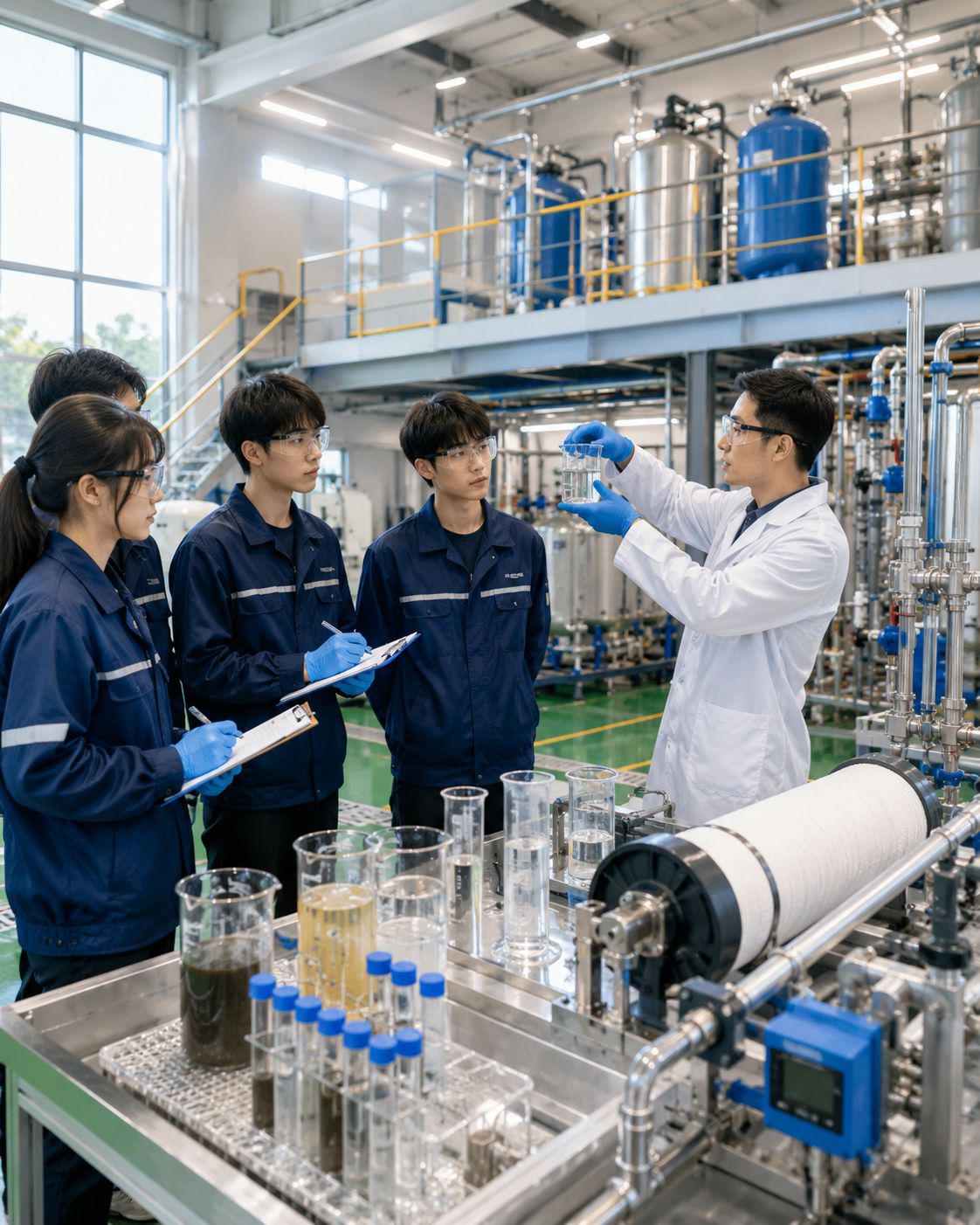 國立成功大學環境工程學系廢水訓練班教學與實驗環境